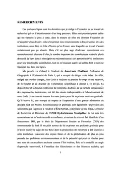 Changement climatique et agriculture : cas de l est ivoirien