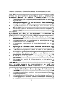 Changement climatique et agriculture : cas de l est ivoirien