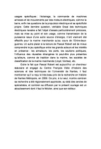 L'introduction des techniques électriques dans la marine marchande