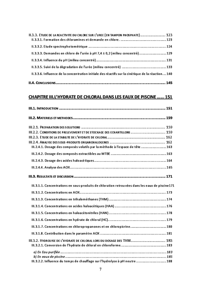Traitement des eaux de piscine