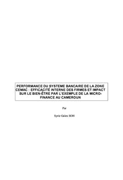 Performance du système bancaire de la zone CEMAC