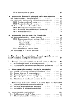 Combinaison cohérente d'amplificateurs à fibre en régime femtoseconde