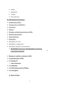 Prise en charge des Hypercalcémies