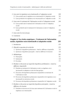 Compétences sociales et émotionnelles