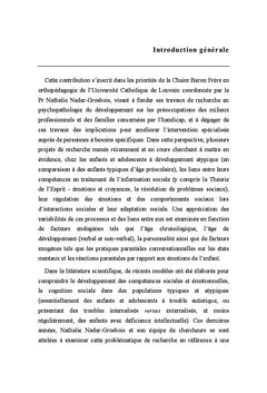 Compétences sociales et émotionnelles