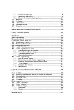 Ingénierie ontologique et Adaptation dans les systèmes de e-Learning
