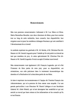 L'indépendance des administrateurs des sociétés cotées en france