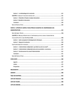 L'indépendance des administrateurs des sociétés cotées en france