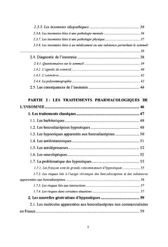 La prise en charge de l'insomnie par le pharmacien d'officine