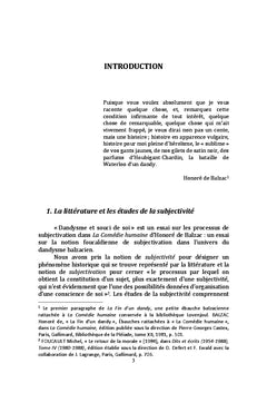 Dandysme et souci de soi