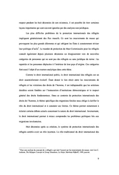 Analyse de l'action du HCR
