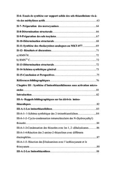 Fonctionnalisation de la 4- thiazolinethione