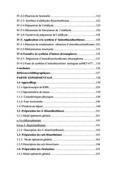 Fonctionnalisation de la 4- thiazolinethione