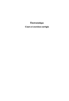 Electrostatique