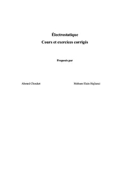 Electrostatique