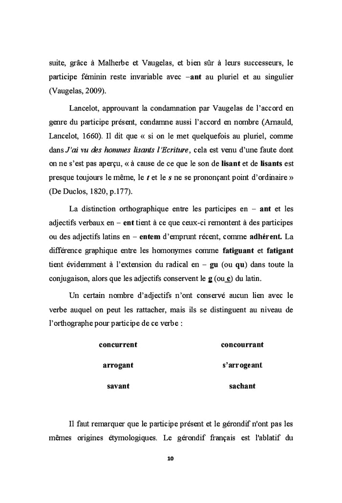 Gérondif, Participe Présent, Adjectif Verbal