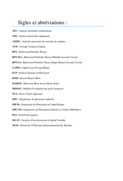 Gestion de portefeuille à l'heure de la finance comportementale