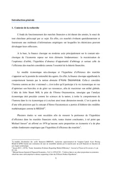 Gestion de portefeuille à l'heure de la finance comportementale