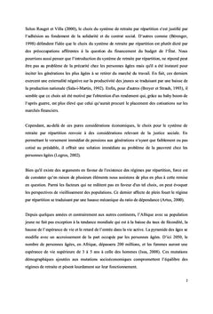 Analyse du choix de régime de retraite en Côte d'Ivoire