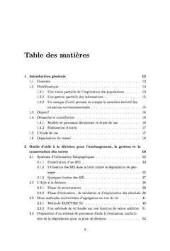 Aide à la décision pour la gestion spatialisée