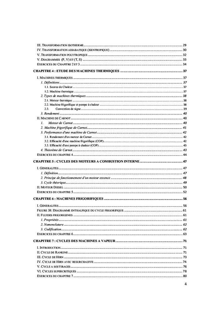 Les machines thermiques