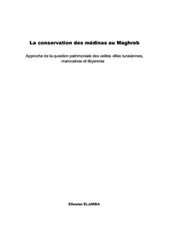 La conservation des médinas au Maghreb