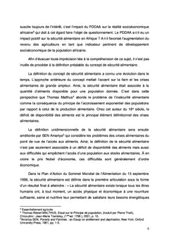 Le programme de développement agricole de l'Union Africaine