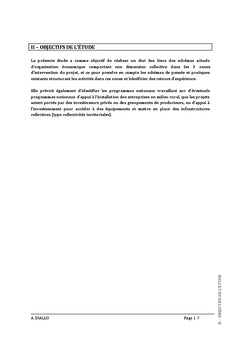 Modes d'organisation collective des acteurs dans le Sud du Mali