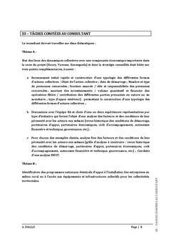 Modes d'organisation collective des acteurs dans le Sud du Mali