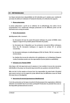 Modes d'organisation collective des acteurs dans le Sud du Mali
