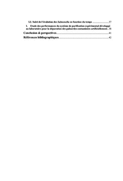 Amélioration de purification des palourdes