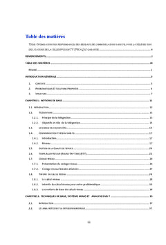 Optimisation des performances des réseaux de communications sans fil