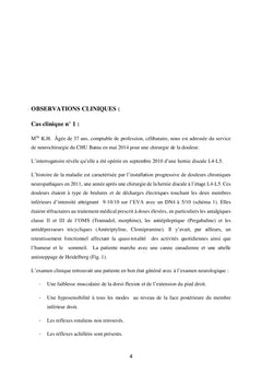 Chirurgie De La Douleur en Pratique