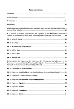 Toponymes, Patronymes, ethnonymes, Hydronymes et Histoire des ewe