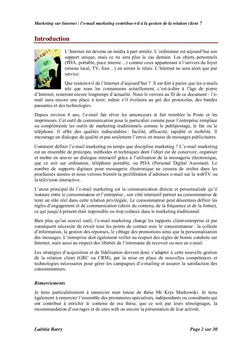 Marketing sur Internet