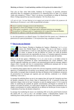 Marketing sur Internet