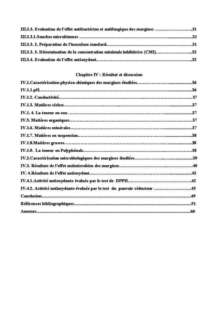 Valorisation Thérapeutique des Margines d'Olive