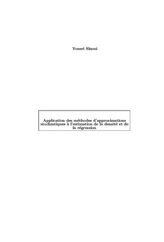 Application des algorithmes stochastique A l'estimation fonctionnelles