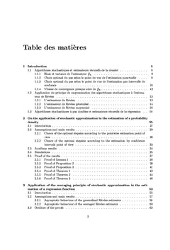 Application des algorithmes stochastique A l'estimation fonctionnelles
