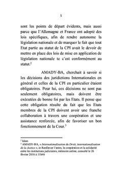 Cour Penale Internationale et Union Africaine contre l'impunite