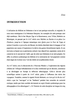 De la culture orale à l'écriture littéraire