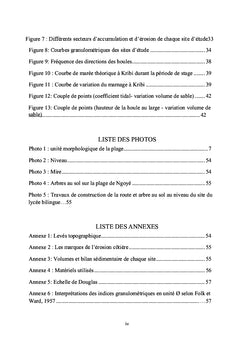 Evaluation de l'erosion cotiere sur la cote camerounaise: cas de KRIBI