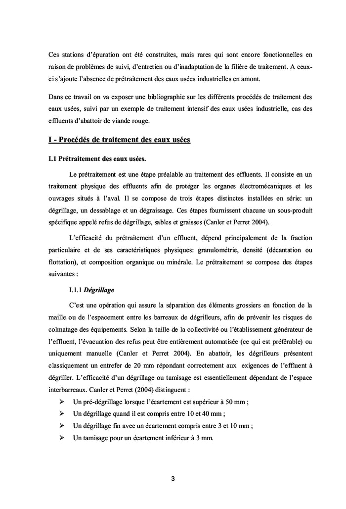 Epuration des eaux usées