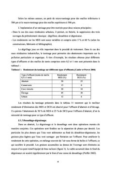 Epuration des eaux usées