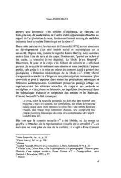 Mise en scène de la sexualité dans Triptyque de Claude Simon
