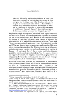 Mise en scène de la sexualité dans Triptyque de Claude Simon