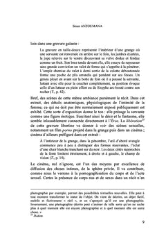 Mise en scène de la sexualité dans Triptyque de Claude Simon
