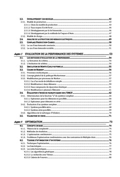 Conception optimale (ACS) d'un système de production d'énergie