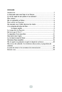 Témoignage personnel