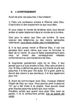 Mission chrétienne des prières divines